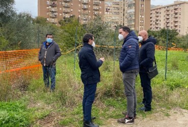 Quartiere Marinella, sopralluogo area da destinare a verde attrezzato