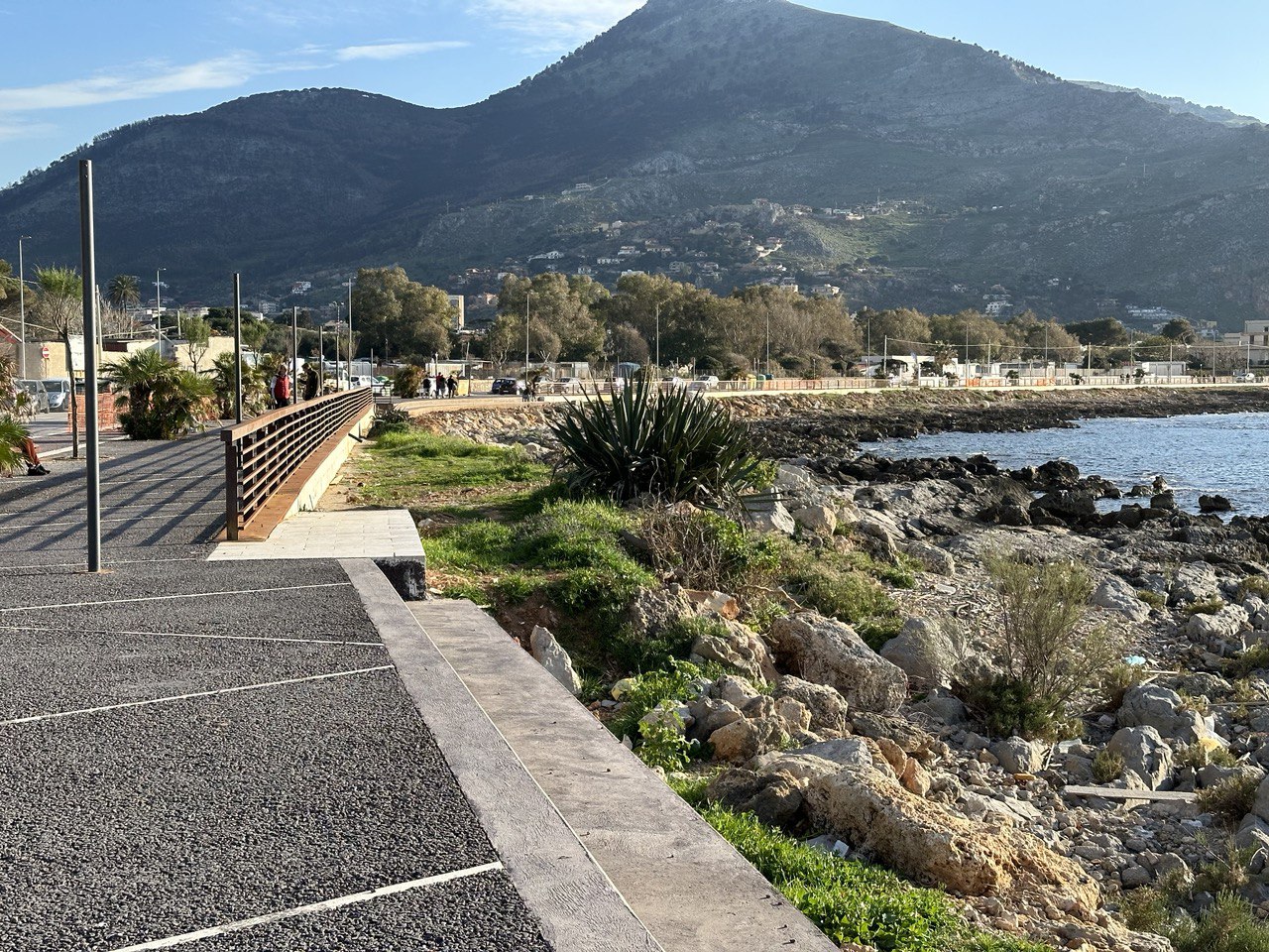 nuovo lungomare di Barcarello